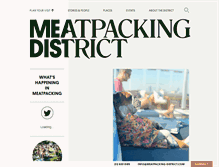 Tablet Screenshot of meatpacking-district.com